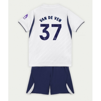 Tottenham Hotspur Micky van de Ven #37 Maglia Gara Casa Repliche 2026-27 Bambino Maniche Corte